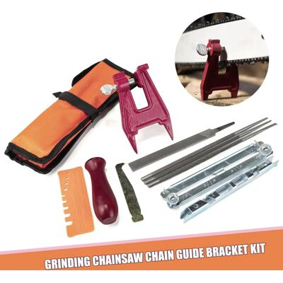 OEM Kit Di Affûtage Pour Chaîne De Tronçonneuse Con 3 Tailles De Lime Rondes (4,0 Mm, 4,8 Mm, 5,6 Mm), Lime Plate, Poignée, Étau Et Guide De Finition - Autres OEM Kit Di Affûtage Pour Chaîne De Tronçonneuse Con 3 Tailles De Lime Rondes (4,0 Mm, 4,8 Mm, 5,6 Mm), Lime Plate, Poignée, Étau Et Guide De Finition - Autres