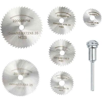 LIIYIELA Set Di Utensili Elettrici Rotanti Con Disco Abrasivo, Mini Lama Per Sega Circolare, Punta Elicoidale, Utensili Per Lucidatura E Accessori Per Utensili Abrasivi (7 Pezzi) LIIYIELA Set Di Utensili Elettrici Rotanti Con Disco Abrasivo, Mini Lama Per Sega Circolare, Punta Elicoidale, Utensili Per Lucidatura E Accessori Per Utensili Abrasivi (7 Pezzi)