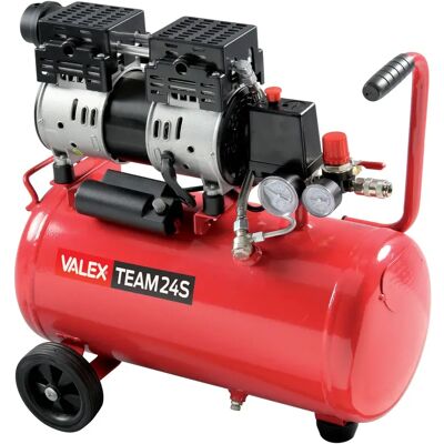 Valex Compressore Silenziato 24 Lt 1 Hp Team 24s 1551573 Valex Compressore Silenziato 24 Lt 1 Hp Team 24s 1551573