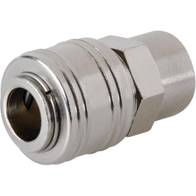 JBM Raccordo Con Filettatura Femmina E Attacco Rapido Silverline Compressore 43mm JBM Raccordo Con Filettatura Femmina E Attacco Rapido Silverline Compressore 43mm