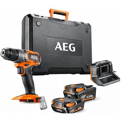 AEG Trapano Avvitatore Percussione 18v "bsb18sbl2-x02" Batt 2ah+4ah+val AEG Trapano Avvitatore Percussione 18v "bsb18sbl2-x02" Batt 2ah+4ah+val