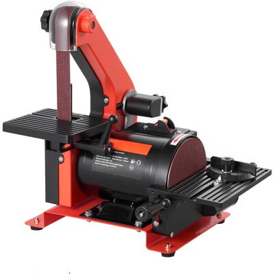 MOPHORN Levigatrice A Disco E Nastro 25,4x762 Mm Da 250w Con Velocità Singola, Piano Di Lavoro Regolabile Da 0 A 45° E Porta Di Raccolta Polvere, Ideale Per Lavorazione Del Legno E Progetti Fai Da Te MOPHORN Levigatrice A Disco E Nastro 25,4x762 Mm Da 250w Con Velocità Singola, Piano Di Lavoro Regolabile Da 0 A 45° E Porta Di Raccolta Polvere, Ideale Per Lavorazione Del Legno E Progetti Fai Da Te