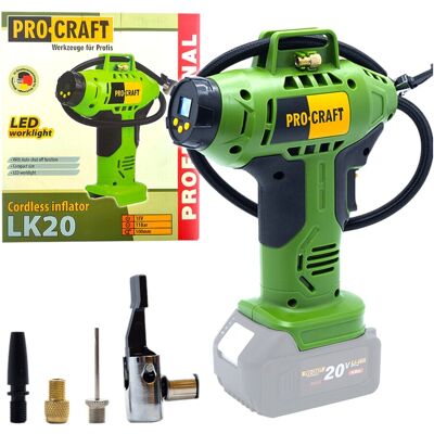 Compressore aria Procraft LK20 20V - 12 L/min, 11 bar Compressore aria Procraft LK20 20V - 12 L/min, 11 bar