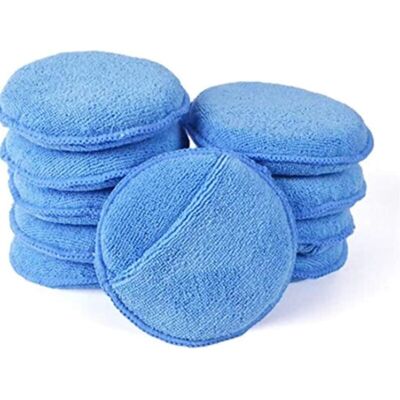 ENLENK 10 Pezzi Di Spugna Per Lucidatura A Mano In Microfibra, Tampone Applicatore Di Cera Per Auto Ultra Morbido Per La Pulizia Dei Vetri Del Veicolo ENLENK 10 Pezzi Di Spugna Per Lucidatura A Mano In Microfibra, Tampone Applicatore Di Cera Per Auto Ultra Morbido Per La Pulizia Dei Vetri Del Veicolo