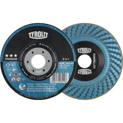 Tyrolit Disco D125 di Smerigliatura - Flessibile, Freddo, Acciaio Inox Tyrolit Disco D125 di Smerigliatura - Flessibile, Freddo, Acciaio Inox