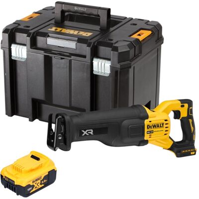 DeWalt Sega A Gattopardo A Batteria Dcs 386 Nt 18 V Brushless + 1x Batteria 5,0 Ah + Tstak - Senza Caricabatteria DeWalt Sega A Gattopardo A Batteria Dcs 386 Nt 18 V Brushless + 1x Batteria 5,0 Ah + Tstak - Senza Caricabatteria