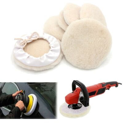 ULISEM Kit Di 6 Tamponi Per Lucidatura Del Cofano Auto Da 7 Pollici, Lucidatrice In Lana, Per Riparazione Carrozzeria E Foratura. ULISEM Kit Di 6 Tamponi Per Lucidatura Del Cofano Auto Da 7 Pollici, Lucidatrice In Lana, Per Riparazione Carrozzeria E Foratura.