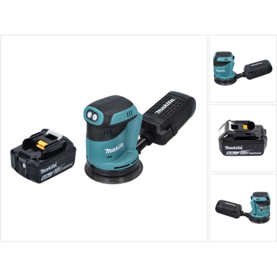 Makita Levigatrice Orbitale A Batteria Dbo 180 G1 18 V - 125 Mm + 1x Batteria 6,0 Ah - Senza Caricabatterie Makita Levigatrice Orbitale A Batteria Dbo 180 G1 18 V - 125 Mm + 1x Batteria 6,0 Ah - Senza Caricabatterie