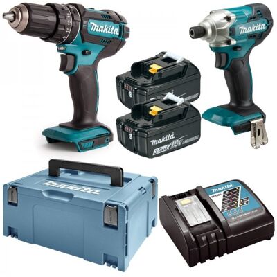Makita - Dlx2337j Set Avvitatori 18v Makita - Dlx2337j Set Avvitatori 18v
