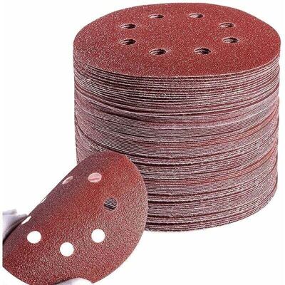 OEM Confezione Da 100 Dischi Abrasivi, Carta Abrasiva Da 125 Mm, 8 Fori, Levigatura Circolare, Grana P60/80/100/120/240, Disco Abrasivo Per Levigatrici Roto-orbitali, Levigatura, Lucidatura, Rimozione Rug OEM Confezione Da 100 Dischi Abrasivi, Carta Abrasiva Da 125 Mm, 8 Fori, Levigatura Circolare, Grana P60/80/100/120/240, Disco Abrasivo Per Levigatrici Roto-orbitali, Levigatura, Lucidatura, Rimozione Rug