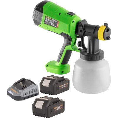 Procraft Pistola A Spruzzo A Batteria Pse40bb 20 V + 2 Batterie 4,0 Ah + Caricabatterie Procraft Pistola A Spruzzo A Batteria Pse40bb 20 V + 2 Batterie 4,0 Ah + Caricabatterie