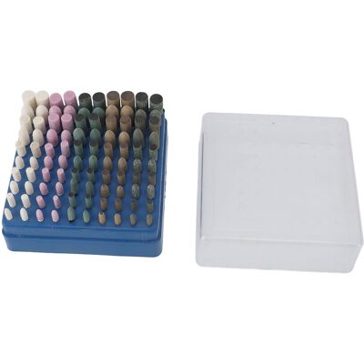 YOTOWN Kit Di Lucidatura Rotativa Badafaci Da 100 Pezzi, Punte Abrasive Con Gambo Da 3 Mm, Tra Cui Lana, Sesamo, Gomma, Cuoio Bovino E Pietra Abrasiva, Per Metallo E Alluminio. YOTOWN Kit Di Lucidatura Rotativa Badafaci Da 100 Pezzi, Punte Abrasive Con Gambo Da 3 Mm, Tra Cui Lana, Sesamo, Gomma, Cuoio Bovino E Pietra Abrasiva, Per Metallo E Alluminio.