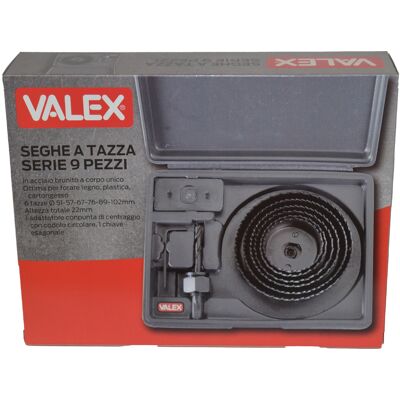 Valex Seghe A Tazza Frese Fresa Serie 9 Pezzi 1980434 Valex Seghe A Tazza Frese Fresa Serie 9 Pezzi 1980434