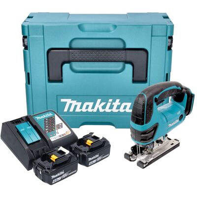 Makita Djv 180 Rmxj Seghetto Alternativo A Batteria 18 V 135 Mm + 2x Batteria 4,0 Ah + Caricabatteria + Makpac Makita Djv 180 Rmxj Seghetto Alternativo A Batteria 18 V 135 Mm + 2x Batteria 4,0 Ah + Caricabatteria + Makpac