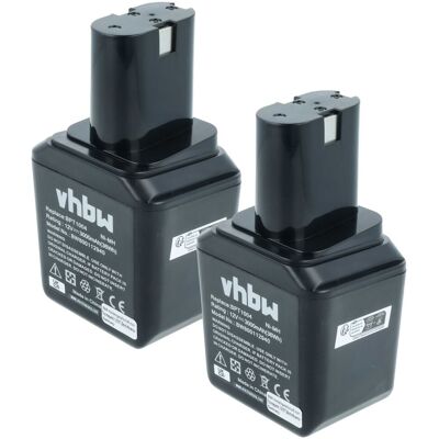 VHBW - 2x Batteria Compatibile Con Bosch Serie Gbm 1a Generazione Utensile Elettrico (3000 Mah, Nimh, 12 V) VHBW - 2x Batteria Compatibile Con Bosch Serie Gbm 1a Generazione Utensile Elettrico (3000 Mah, Nimh, 12 V)