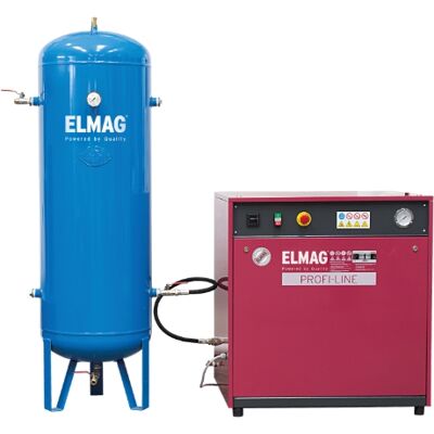 ELMAG Compressore Profi-line 'silent' Pl-hs 650/15/3 D - In Confezione Da 1 ELMAG Compressore Profi-line 'silent' Pl-hs 650/15/3 D - In Confezione Da 1