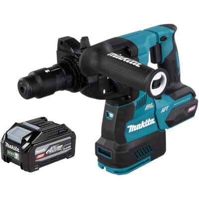 Makita Martello Perforatore A Batteria Hr 002 Gu1 40 V Max. 2,9 J Sds Plus Brushless + 1x Batteria Da 4,0 Ah - Senza Caricabatterie Makita Martello Perforatore A Batteria Hr 002 Gu1 40 V Max. 2,9 J Sds Plus Brushless + 1x Batteria Da 4,0 Ah - Senza Caricabatterie