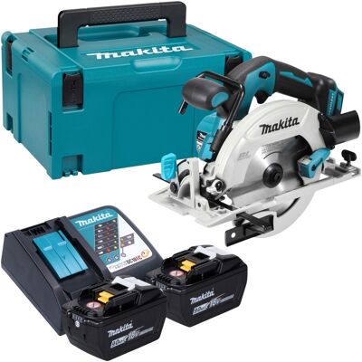 Makita Sega Circolare A Batteria Dhs 680 Z 18 V 165 Mm Brushless + 2 Batterie Da 9,0 Ah + Caricabatterie + Makpac Makita Sega Circolare A Batteria Dhs 680 Z 18 V 165 Mm Brushless + 2 Batterie Da 9,0 Ah + Caricabatterie + Makpac