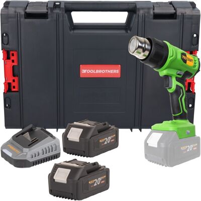 Procraft Pistola Ad Aria Calda A Batteria Ph24bb 20 V 50 - 550 °c + 2x Batteria 4,0 Ah + Caricabatteria + Valigetta Portautensili Rhino Procraft Pistola Ad Aria Calda A Batteria Ph24bb 20 V 50 - 550 °c + 2x Batteria 4,0 Ah + Caricabatteria + Valigetta Portautensili Rhino