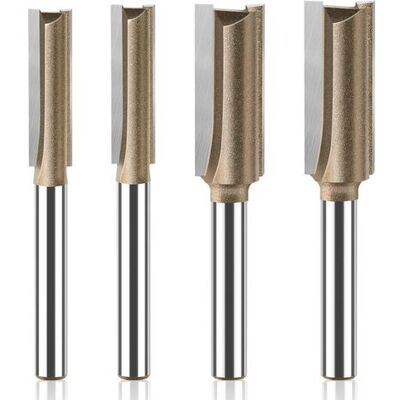 OEM Punte Per Fresatrice Da 1/4 Di Pollice – 4 Pezzi: Punta Per Rifilatura A Filo, Punta Per Copiatura, Punta Per Scanalatura E Punta Per Modanature – Per Falegnami E Appassionati Del Fai Da Te OEM Punte Per Fresatrice Da 1/4 Di Pollice – 4 Pezzi: Punta Per Rifilatura A Filo, Punta Per Copiatura, Punta Per Scanalatura E Punta Per Modanature – Per Falegnami E Appassionati Del Fai Da Te