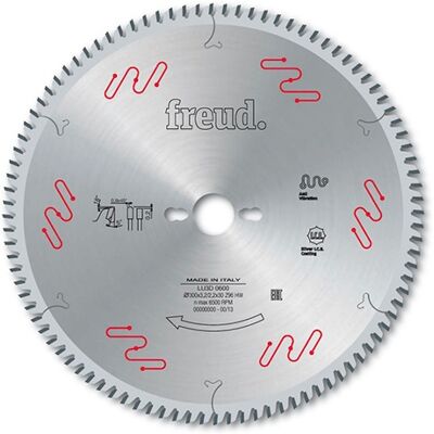 Freud - Lama Trapezoidale Piatta Per Pannelli Bifacciali Ø300 3,2/2,2 Al30 Z96 Tp+ - F03fs05093 -lu3d 0600 Freud - Lama Trapezoidale Piatta Per Pannelli Bifacciali Ø300 3,2/2,2 Al30 Z96 Tp+ - F03fs05093 -lu3d 0600