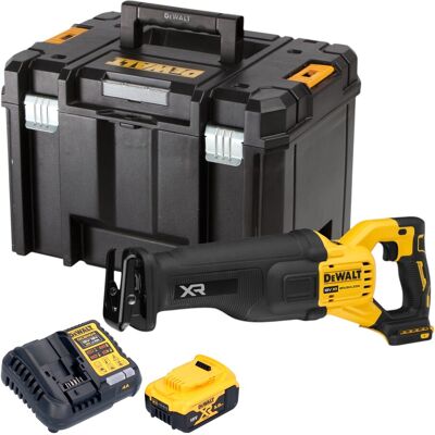DeWalt Sega Sabia A Batteria Dcs 386 P1t 18 V Brushless + 1x Batteria 5,0 Ah + Caricabatteria + Tstak DeWalt Sega Sabia A Batteria Dcs 386 P1t 18 V Brushless + 1x Batteria 5,0 Ah + Caricabatteria + Tstak