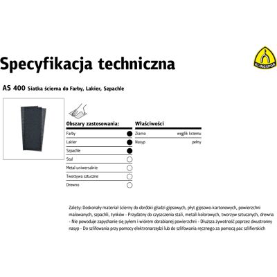KLINGSPOR Carta Abrasiva As400 115x280 Mm 50 Pezzi KLINGSPOR Carta Abrasiva As400 115x280 Mm 50 Pezzi