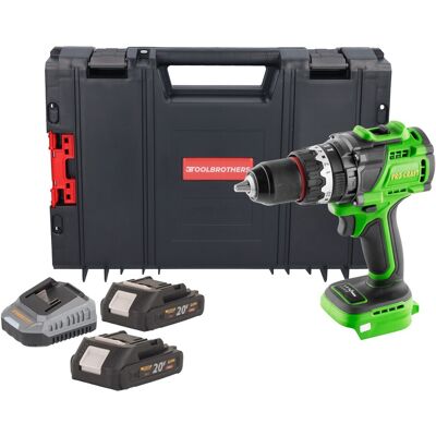 Procraft Avvitatore A Percussione A Batteria Pa18probl-bb 20 V 180 Nm Brushless + 2x Batteria 2,0 Ah + Caricabatteria + Valigetta Rhino Procraft Avvitatore A Percussione A Batteria Pa18probl-bb 20 V 180 Nm Brushless + 2x Batteria 2,0 Ah + Caricabatteria + Valigetta Rhino