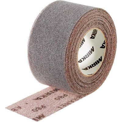 MIRKA Abranet Rotolo Abrasivo Netto 75 Mm X 10 M A Strappo/grana P80 / 1 Rotolo/per Levigare Legno, Stucco, Vernice, Plastica / 545bi001803r - MIRKA Abranet Rotolo Abrasivo Netto 75 Mm X 10 M A Strappo/grana P80 / 1 Rotolo/per Levigare Legno, Stucco, Vernice, Plastica / 545bi001803r -