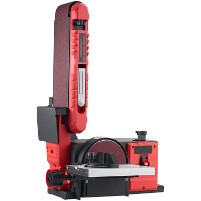 MOPHORN Levigatrice A Disco Da 152,4 Mm E A Nastro 101,6 X 914,4 Mm Con Motore Da 400 W, Piano Di Lavoro Inclinabile Da 0 A 45° E Porta Di Raccolta Polvere, Ideale Per Lavorazione Del Legno MOPHORN Levigatrice A Disco Da 152,4 Mm E A Nastro 101,6 X 914,4 Mm Con Motore Da 400 W, Piano Di Lavoro Inclinabile Da 0 A 45° E Porta Di Raccolta Polvere, Ideale Per Lavorazione Del Legno