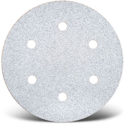 MENZER - White - 225 mm - 6 holes - Disco abrasivo MENZER - White - 225 mm - 6 holes - Disco abrasivo