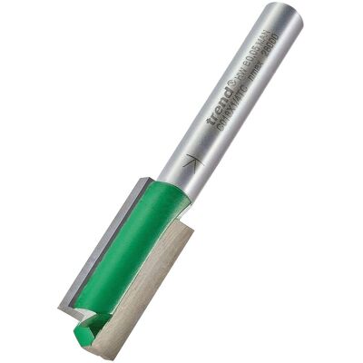 Trend Craftpro Fresa Dritta A Due Taglienti, Gambo 1/4 Pollice, Diametro Di Taglio 11,1mm E Lunghezza Di Taglio 25,4mm, Metallo Duro (tct), C018x1/4tc Trend Craftpro Fresa Dritta A Due Taglienti, Gambo 1/4 Pollice, Diametro Di Taglio 11,1mm E Lunghezza Di Taglio 25,4mm, Metallo Duro (tct), C018x1/4tc