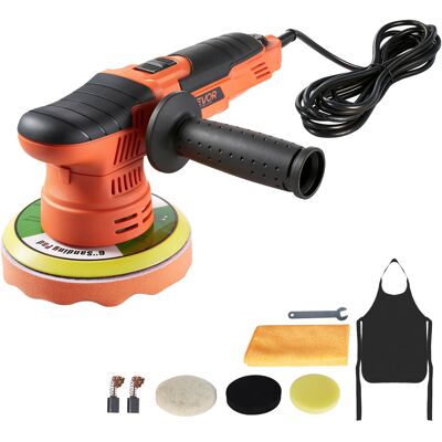 VEVOR Lucidatrice Orbitale Casuale Per Auto 650 W, Lucidatrice A Doppia Azione Da 150 Mm, Con 6 Velocita Variabili Da 2000 A 6800 Giri/min, Kit Per Ceratura, Lucidatura E Rimozione Graffi, Multiuso VEVOR Lucidatrice Orbitale Casuale Per Auto 650 W, Lucidatrice A Doppia Azione Da 150 Mm, Con 6 Velocita Variabili Da 2000 A 6800 Giri/min, Kit Per Ceratura, Lucidatura E Rimozione Graffi, Multiuso