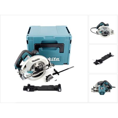 Makita Hs 7601 J Sega Circolare 1200 W In Valigetta Makpac + Lama Per Sega Mforce Da 190 Mm + Adattatore Per Binario Di Guida C Makita Hs 7601 J Sega Circolare 1200 W In Valigetta Makpac + Lama Per Sega Mforce Da 190 Mm + Adattatore Per Binario Di Guida C