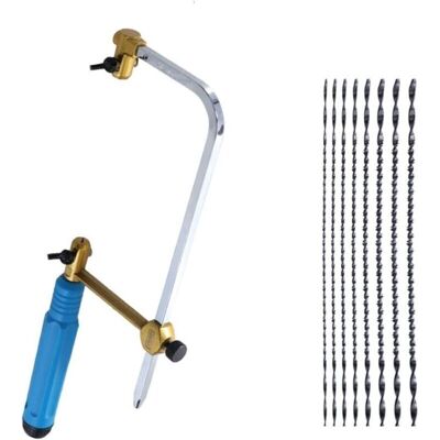 OEM Seghetto A Traforo Manuale Per Legno, Plastica, Gomma E Metalli Teneri – 8 Lame Incluse OEM Seghetto A Traforo Manuale Per Legno, Plastica, Gomma E Metalli Teneri – 8 Lame Incluse