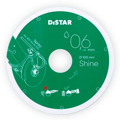 COCO Disco Diamantato Distar Lucidante 101 X 0,6 X 22,23 Mm COCO Disco Diamantato Distar Lucidante 101 X 0,6 X 22,23 Mm