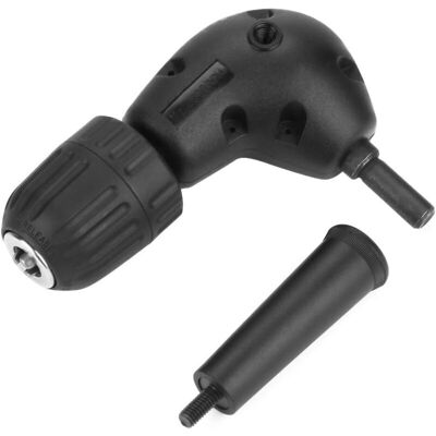 ENLENK Accessorio Per Trapano Ad Angolo Retto - Adattatore Da 3/8" A 90° Per Mandrino Autoserrante Con Gambo Tondo Da 9,5 Mm ENLENK Accessorio Per Trapano Ad Angolo Retto - Adattatore Da 3/8" A 90° Per Mandrino Autoserrante Con Gambo Tondo Da 9,5 Mm