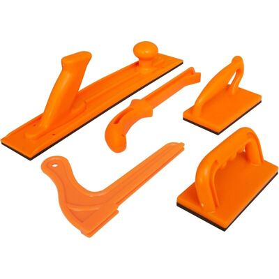 ALOVEZ Set Di Blocchi E Bastoni Di Sicurezza Per Lavorazione Del Legno, Set Da 5 Pezzi In Arancione Di Sicurezza, Ideale Per Falegnami E Per L'Uso Su Tavoli Da Fresatrice, Giuntatrici E Seghe A Nastro ALOVEZ Set Di Blocchi E Bastoni Di Sicurezza Per Lavorazione Del Legno, Set Da 5 Pezzi In Arancione Di Sicurezza, Ideale Per Falegnami E Per L'Uso Su Tavoli Da Fresatrice, Giuntatrici E Seghe A Nastro