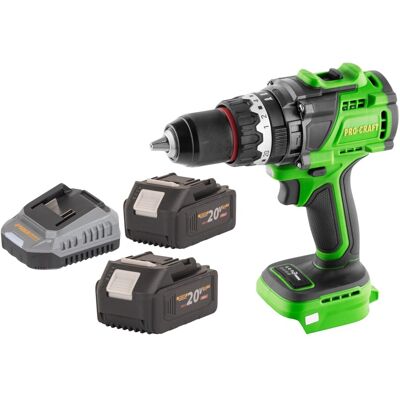 Procraft Avvitatore A Percussione A Batteria Pa18probl-bb 20 V 180 Nm Brushless + 2x Batteria 4,0 Ah + Caricabatteria Procraft Avvitatore A Percussione A Batteria Pa18probl-bb 20 V 180 Nm Brushless + 2x Batteria 4,0 Ah + Caricabatteria