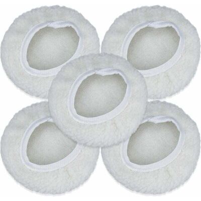 DPZO Set Di 5 Tamponi Per Lucidatura, Set Di Dischi Per Lucidatura Auto Da 125–150 Mm, Tampone In Lana, Tamponi Di Cera Per La Maggior Parte Delle Lucidatrici Per Auto DPZO Set Di 5 Tamponi Per Lucidatura, Set Di Dischi Per Lucidatura Auto Da 125–150 Mm, Tampone In Lana, Tamponi Di Cera Per La Maggior Parte Delle Lucidatrici Per Auto