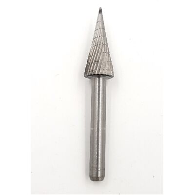 KRINO Fresa Rotativa Hss Conica Dente Fine Z3 KRINO Fresa Rotativa Hss Conica Dente Fine Z3