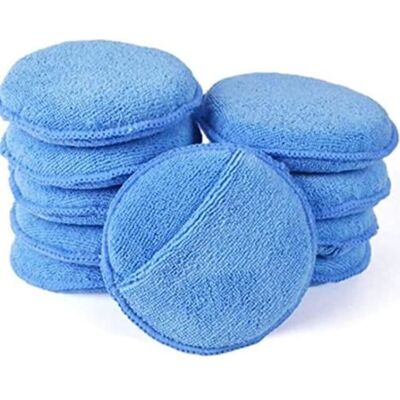 OEM 10 Pezzi Di Spugne Per Lucidatura A Mano In Microfibra, Tampone Applicatore Di Cera Per Auto Ultra Morbido Per La Pulizia Del Vetro Del Veicolo OEM 10 Pezzi Di Spugne Per Lucidatura A Mano In Microfibra, Tampone Applicatore Di Cera Per Auto Ultra Morbido Per La Pulizia Del Vetro Del Veicolo