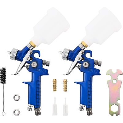 VIDAXL Kit Di Pistole A Spruzzo Hvlp Con Coppa Da 125 Ml Ugello 0,8 Mm VIDAXL Kit Di Pistole A Spruzzo Hvlp Con Coppa Da 125 Ml Ugello 0,8 Mm