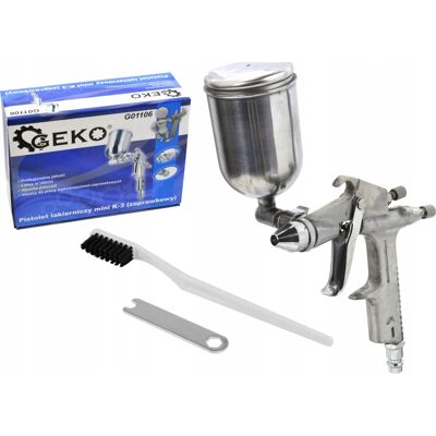 GEKO Pistola a spruzzo mini in alluminio 125ml 4 bar - Sistema di verniciatura GEKO Pistola a spruzzo mini in alluminio 125ml 4 bar - Sistema di verniciatura