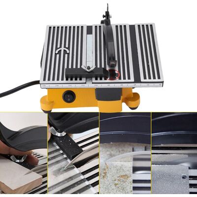 Infinite Mini Sega Da Tavolo - Macchina Da Taglio Elettrica Portatile Per Alluminio Per Il Fai Da Te - Tavolo Troncatore Compatto Per Lavori In Legno E Metallo Infinite Mini Sega Da Tavolo - Macchina Da Taglio Elettrica Portatile Per Alluminio Per Il Fai Da Te - Tavolo Troncatore Compatto Per Lavori In Legno E Metallo