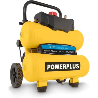 PowerPlus Compressore D'Aria Air Compressor 850w Doppio Serbatoio Silenzioso PowerPlus Compressore D'Aria Air Compressor 850w Doppio Serbatoio Silenzioso