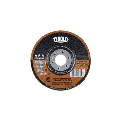 Disco da sgrossatura Tyrolit per metalli non ferrosi - 125mm Disco da sgrossatura Tyrolit per metalli non ferrosi - 125mm