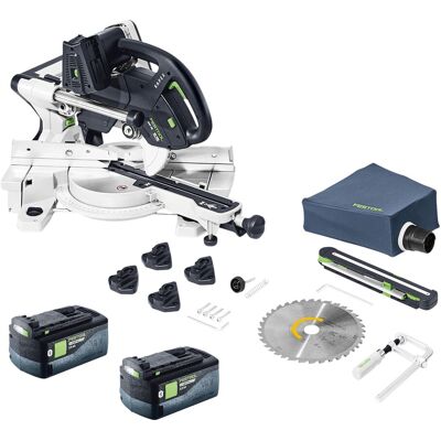 Festool Kapex Ksc 60 Eb-basic Troncatrice A Batteria 18 V / 36 V 216 Mm Brushless + 2x Batteria 5,0 Ah - Senza Caricabatterie Festool Kapex Ksc 60 Eb-basic Troncatrice A Batteria 18 V / 36 V 216 Mm Brushless + 2x Batteria 5,0 Ah - Senza Caricabatterie