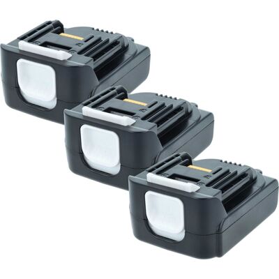 VHBW 3x Batteria Compatibile Con Makita Td130drfx, Td130drfxr, Td131, Td131d, Td130drfxw, Td130dz Utensile Elettrico (2000 Mah, Li-ion, 14,4 V) - VHBW 3x Batteria Compatibile Con Makita Td130drfx, Td130drfxr, Td131, Td131d, Td130drfxw, Td130dz Utensile Elettrico (2000 Mah, Li-ion, 14,4 V) -