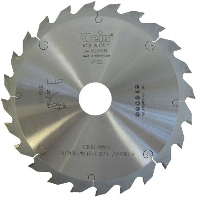 KLEIN Lama Circolare Hw Per Scanalature D=125, D=30, B/c=1.5/1.1, Z (nr. Denti)=12 Ka125.0123015 KLEIN Lama Circolare Hw Per Scanalature D=125, D=30, B/c=1.5/1.1, Z (nr. Denti)=12 Ka125.0123015